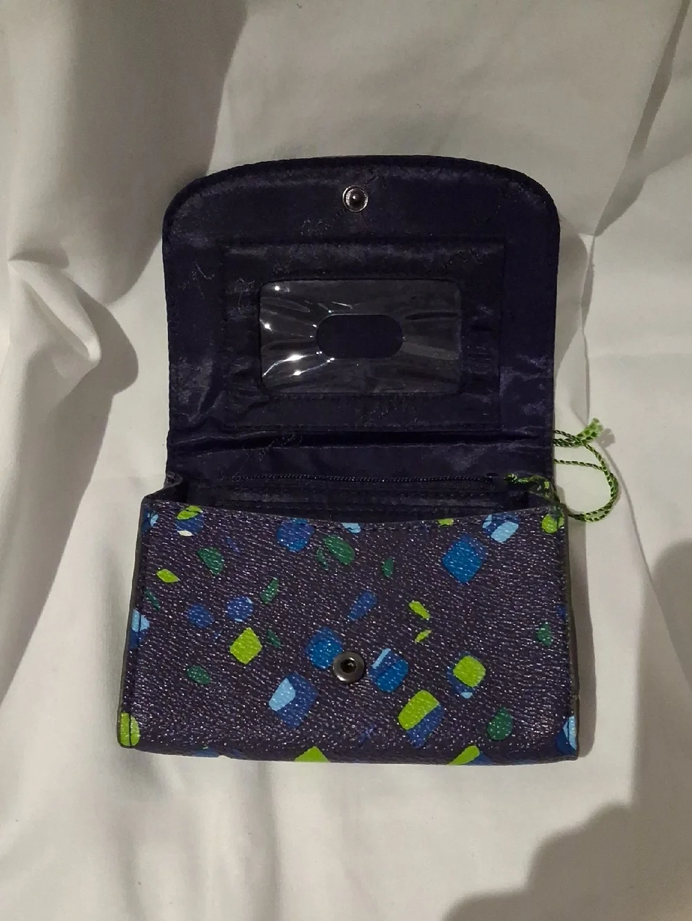 Vera Bradley Ink Spots Petite Wallet - Picture 3 of 5